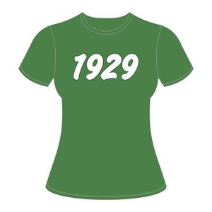 Camiseta verde esmeralda de la hermandad Iota Phi Lambda, ropa con letras griegas, año de fundación 1929, camiseta de manga corta para mujer, camiseta de regalo - Product Image 1