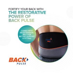 เข็มขัด Back Pulse สำหรับบรรเทาอาการปวดหลังในชีวิตประจำวัน ช่วยเพิ่มความสบายในการเคลื่อนไหวและผ่อนคลายกล้ามเนื้อที่บ้านและที่ทำงาน - Product Image 4