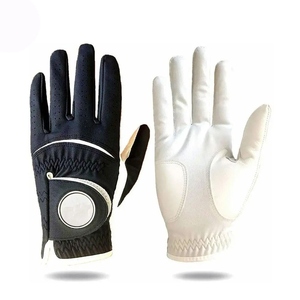 Gants de golf pour homme WARPRO INDUSTRY en PU, main droite, respirants, fermeture auto-agrippante, à enfiler, blancs, doigts entiers, pour usage sportif - Product Image 2