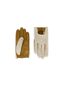 Gants en cuir et coton au crochet pour hommes Steeve Mobilités - Product Image 1