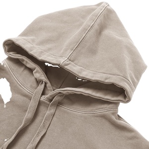 Fournisseur professionnel de sweats à capuche oversize vierges délavés à l'acide, design unique streetwear, sweats à capuche délavés à l'acide 2026 - Product Image 4