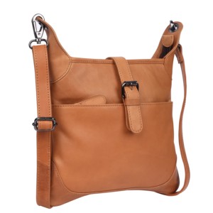 Sac à bandoulière pour femme en cuir véritable avec grande capacité de rangement et sangle en cuir avec couleur personnalisée va - Product Image 2