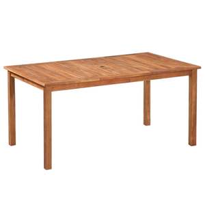 Set da pranzo in Poly Rattan 7 pezzi nero e marrone per uso giardino - Product Image 2