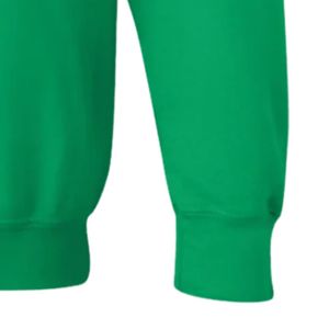 Sudadera de cuello redondo con estampado de chica verde, manga larga, puños acanalados, informal, de forro polar para mujer, estilo urbano a la moda - Product Image 3