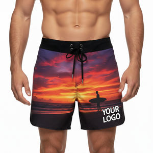 กางเกงชายหาดผู้ชาย กางเกงว่ายน้ำสำหรับวันหยุดฤดูร้อน ผ้ากางเกงยืดได้ 4 ทิศทาง กันน้ำ ระบายอากาศได้ดี - Product Image 2