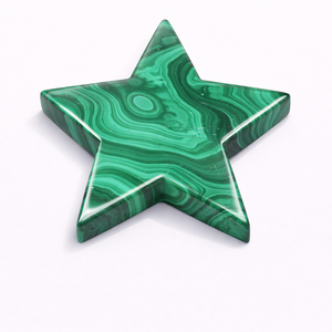 หินมาลาไคต์แกะสลักรูปดาว สำหรับเสริมฮวงจุ้ย บำบัดด้วยพลังเรกิ ใช้สำหรับทำสมาธิ ของตกแต่ง ขายส่ง - Product Image 1