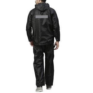 Rain Suit Heavy Duty Waterproof Rain Suit Hooded Outdoor Protection Wear OEM Wholesale Supply - Product Image 3