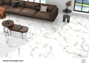 Loseta de Porcelana Brillante Elite Horizon de 600x1200mm, 60x120cm, 24x48 Pulgadas, para Interiores, de Primera Calidad, Estilo Contemporáneo - Product Image 4