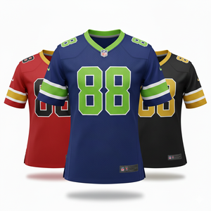 Maillot de football américain pour hommes de la série Elite |   Tenue de match professionnelle en maille à double couture |   Uniforme sportif haute performance - Product Image 4