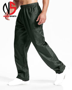 Pantalones de nailon cortavientos para hombre, estilo deportivo casual, de cintura alta, ligeros, antiarrugas, de corte ajustado y frente plano, a la moda, 2026 - Product Image 6
