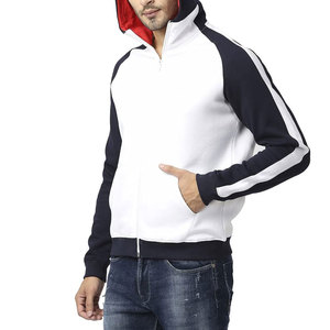 Sweat-shirt à capuche zippé en coton mélangé pour homme, confortable, à manches longues, veste à capuche élégante et décontractée pour l'automne et l'hiver - Product Image 6