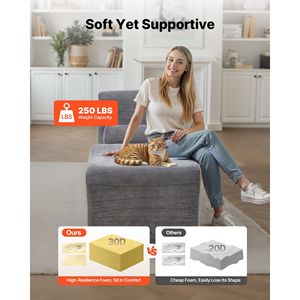 Moderna Chaise Longue Ergonomica per Yoga, Sedia Curva in Schiuma Senza Struttura per Massaggi e Stretching Indoor, Elegante e Confortevole - Product Image 4