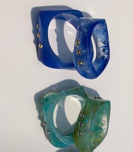 Vintage Thick Chunky Carved <b>Resin</b> Bangle Bracelet Handmade Model Customized Wholesale Jewelry - Product Image 3