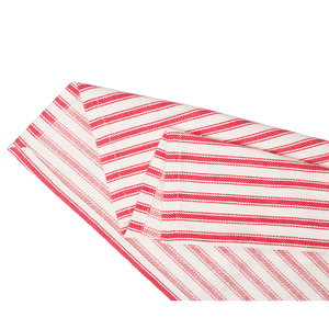 Serviettes de cuisine en coton à carreaux rectangulaires, lavables en machine, motif à carreaux rouges et blancs, tissu tissé, ensemble - Product Image 4