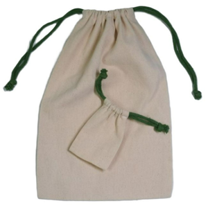 Custom Eco-Friendly Recyclable Organic Cotton Drawstring Bag Soft Foldable Gift & Craft <b>Packaging</b> with Silk Screen Printing - Product Image 1