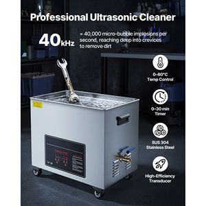 Pulitore a Ultrasuoni Professionale in Acciaio Inossidabile da 840W, Capacità 50L con Display Digitale e Cestello di Pulizia, Usato - Product Image 2
