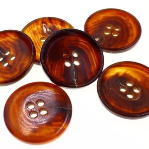 Eco-Friendly Rustic Handmade Polished Bone Buttons for Craft & Gift Decoration Vintage Style DIY Craft Supplies - Product Image 1