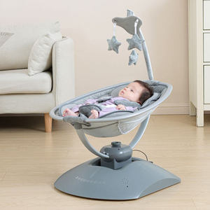 Silla mecedora eléctrica de alta gama con respuesta automática, música y control remoto, favorita de los padres, popular para bebés recién nacidos. - Product Image 3