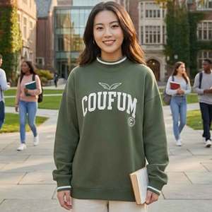 Buy Premium Women <b>Mock</b> <b>Neck</b> Fleece Sweatshirt Heavyweight Oversized Casual <b>Tops</b> Customizable Oversized <b>Mock</b> <b>Neck</b> Sweatshirt - Product Image 1