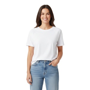 เสื้อยืดผู้หญิง ผ้าเนื้อนุ่ม ยืดหยุ่น น้ำหนักเบา สวมใส่สบาย เหมาะสำหรับใส่ในชีวิตประจำวัน รับผลิตแบบ OEM สำหรับการสั่งซื้อจำนวนมาก คุณภาพเยี่ยม จัดหาทั่วโลก - Product Image 4