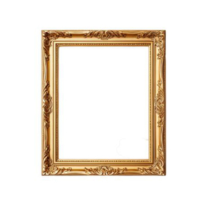 Luxury <b>Gold</b> Plated Metal Photo <b>Frame</b> with Premium Decorative Border for Special Memories - Product Image 2