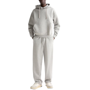 Custom Logo Active <b>Pullover</b> Cotton Polyester Pocket <b>Pullover</b> <b>Men</b> Tracksuit - Product Image 4
