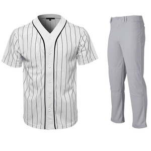 Uniforme de béisbol de buena calidad con diseño personalizado, precio competitivo, secado rápido, 100% poliéster. - Product Image 1