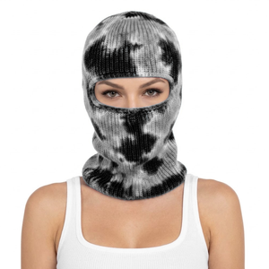 Cagoule unisexe coupe-vent et respirante avec logo, motif tie-dye à carreaux, tricotée, pour le sport et l'usage quotidien, vente en gros - Product Image 4