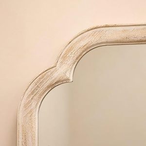 <b>Arched</b> Top <b>Full</b> <b>Length</b> Floor <b>Mirror</b> Wooden Framed Wall <b>Mirror</b> Decorative Body Dressing <b>Mirror</b> for Bedroom Living Room - Product Image 4