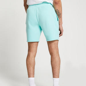 Shorts en molleton pour hommes à prix d'usine, shorts en coton, streetwear, shorts de survêtement en molleton bouclette avec impression personnalisée - Product Image 3