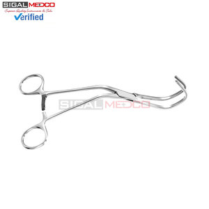 Pinzas Quirúrgicas Vascularizadoras Toracocardiovasculares, Pinzas Atraumáticas Curvas Manuales para Cirugía Cardíaca y Vascular - Product Image 4