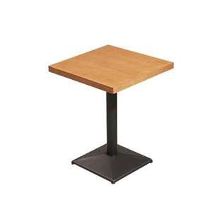 Mesa de Bar de Estilo Industrial de Madera con Base Metálica Resistente, Mesa Alta para Restaurante, Cafetería, Pub, Hotel, Muebles Comerciales - Product Image 2