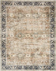Tappeto Lavabile in Poliestere a Pelo Corto GarveeHome 6x9, Stile <span class=keywords><strong>Orientale</strong></span> Rustico, Resistente alle Macchie, Antiscivolo per Soggiorno - Product Image 6