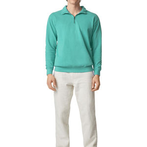Sweat-shirt demi-zip pour homme, élégant, confortable, en mélange de coton, texture douce, pour un usage décontracté - Product Image 3