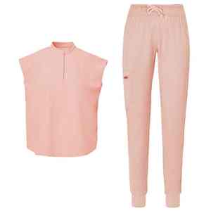 Tenue d'hôpital pour femmes, motif coloré, respectueuse de l'environnement, en coton doux et respirant, pour les blocs pédiatriques. - Product Image 3