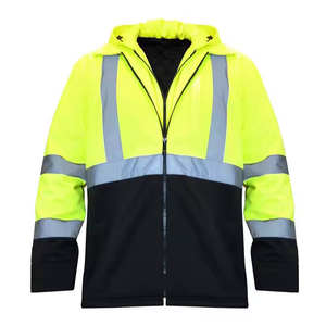 Chaqueta de Seguridad de Alta Visibilidad con Logotipo Personalizado, Impermeable, con Luces LED Reflectantes, para Trabajo en Invierno, Certificada por ANSI, Unisex, para Carreteras - Product Image 2