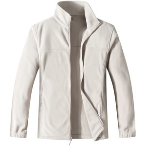 Chaqueta de Forro Polar para Hombre, Personalizada al por Mayor, 100% Poliéster, para Invierno, Cálida, Transpirable, Lisa, con Cierre Completo, Informal, para Exteriores - Product Image 3