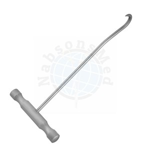 NABSONS MED Gancho para Huesos Grande con Mango en T, Acero Inoxidable Alemán, Instrumento Quirúrgico Ortopédico Manual, Reutilizable para Manipulación Ósea, CE - Product Image 5