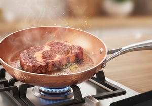 Hand Made Metal Sauce <b>Pans</b> With <b>Handle</b> Kitchenware Items Suitable For Home Hotel And Restaurant Use Heavy Copper <b>pans</b> - Product Image 2