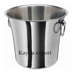 Kayna Customized Luxury Blue Powder Coated Stainless Steel <b>Ice</b> Bucket Bulk Serving <b>Tray</b> for Champagne Export Metal Luxury Wine - Product Image 4