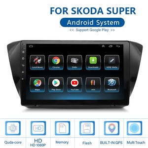 Jiawell Autoradio Android 9 Pollici con GPS, FM, Musica, Video, Carplay, Wifi, Schermo IPS per <span class=keywords><strong>Skoda</strong></span> Superb 2015-2019 - Product Image 2