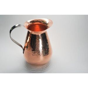 Carafe en cuivre artisanale de qualité supérieure pour le stockage de l'eau, les usages de service et l'utilisation quotidienne inspirée du bien-être traditionnel - Product Image 1