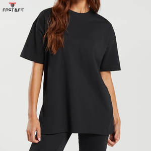 T-shirt d'été tendance pour femme à col rond, nouvelle collection, manches courtes, coupe ample mi-longue - Product Image 1