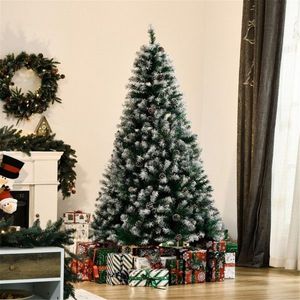 Albero di Natale di 1,8 m, Decorazione Festiva per le Feste con Materiale Resistente - Product Image 1