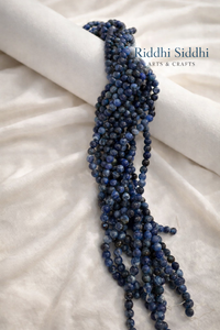 Chaînes de perles de pierres précieuses rondes de 8 mm pour la fabrication de bijoux - Product Image 2