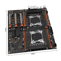 Nouvelle carte mère originale Jiuxieshi X99 MDB-3 (X99 MD8-3) double socket LGA 2011-3 8* DDR3