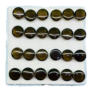 Cuarzo Ahumado Natural, Corte Redondo, Cabujón de 13 mm, Piedra de Cuarzo Ahumado, Gemas Sueltas, Precio al por Mayor, Lote a Granel para la Fabricación de Joyas - Product Image 2