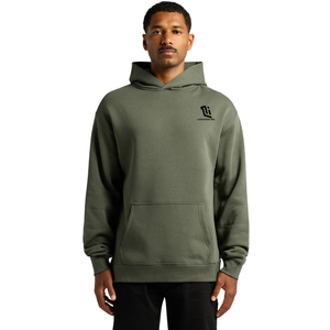 Sweat à capuche personnalisé pour homme en molleton de coton, style streetwear décontracté, avec poche, impression sérigraphique, hiver, OEM ODM, manches longues - Product Image 1