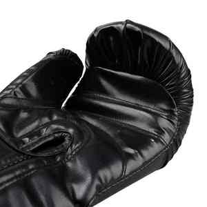 Gants de boxe de combat en cuir véritable et polyester de haute qualité, design 2026, avec logo personnalisé, respirants et fermeture auto-agrippante - Product Image 5