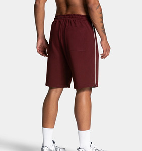 Ensemble deux pièces décontracté pour homme, doublure contrastée, qualité supérieure, tissu polyester-coton respirant et séchage rapide, personnalisable pour l'été (OEM) - Product Image 5